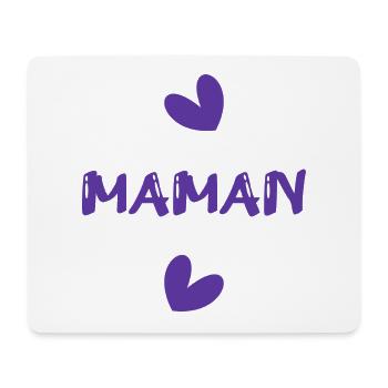 BONNE FÊTE MAMAN. MAMAN. FÊTE DES MÈRES. FÊTE - Tapis de souris (format paysage) - blanc - Devant