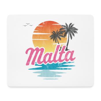 Malta - Mousepad (Querformat) - Weiß - Vorne