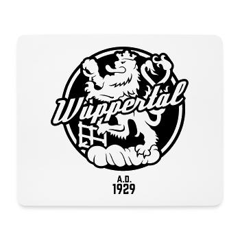 Wuppertal T Shirt Wappen der Stadt A.D. 1929 - Mousepad (Querformat) - Weiß - Vorne