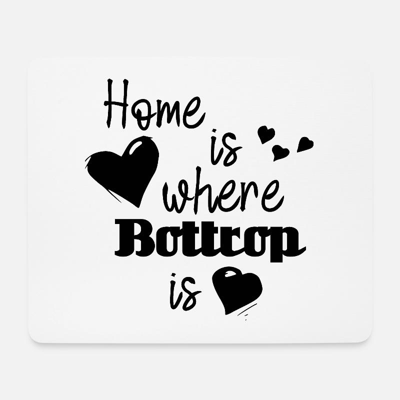 Zuhause in Bottrop - Home is where Bottrop is - Mousepad (Querformat) - Weiß