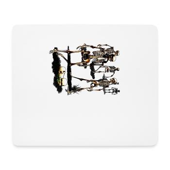 creepy halloween party - Mousepad (Querformat) - Weiß - Vorne