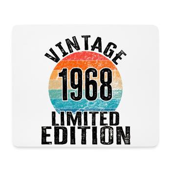 Year of birth 1968 Vintage Limited Edition Retro - Mouse Pad (horizontal) - white - Front
