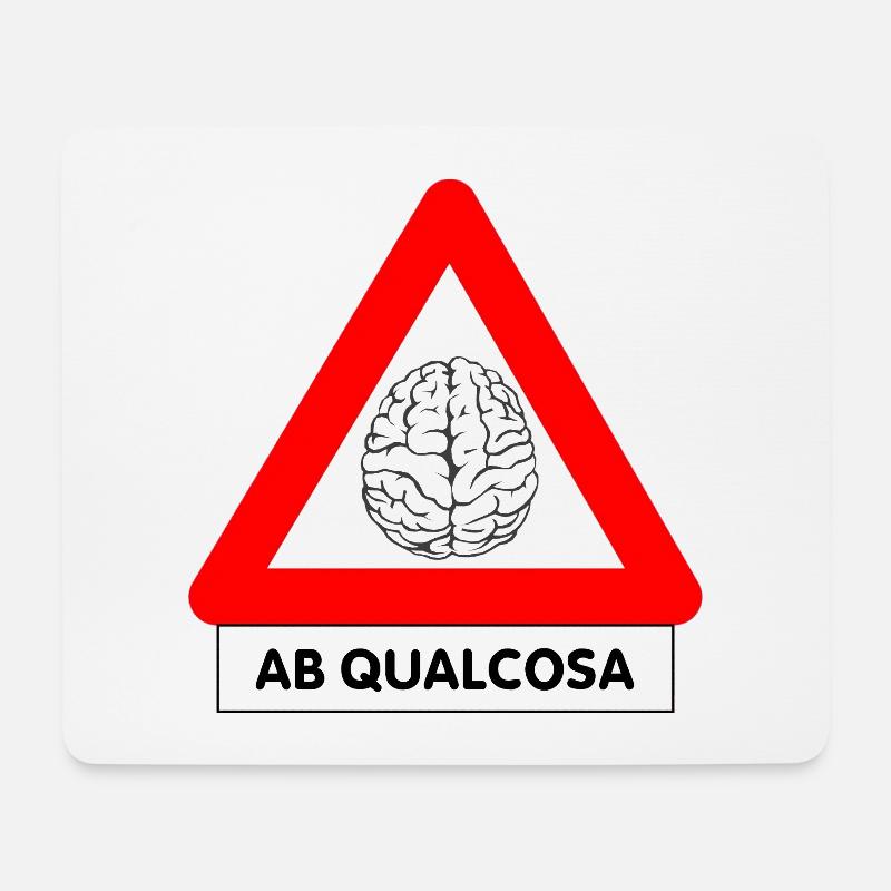AB Something - Mouse Pad (horizontal) - white