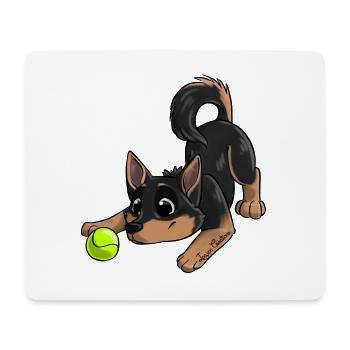 Le plus mignon Kelpie - Tapis de souris (format paysage) - blanc - Devant