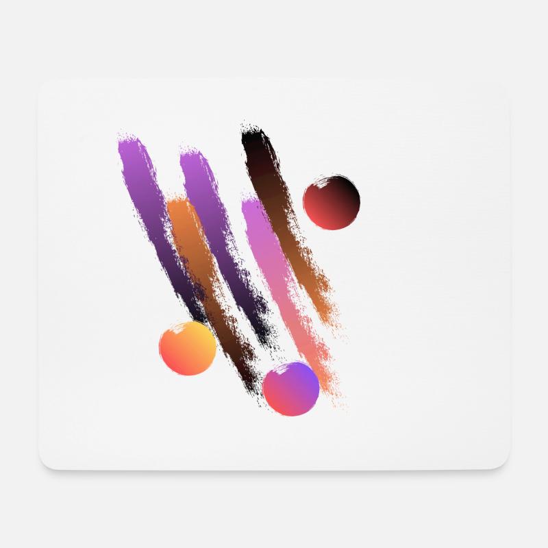 Colorful - Mousepad (Querformat) - Weiß