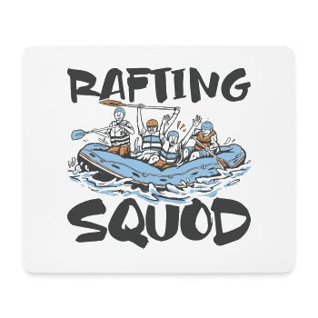 Rafting Squad Outfit für Teams Boot fahren Berge - Mousepad (Querformat) - Weiß - Vorne