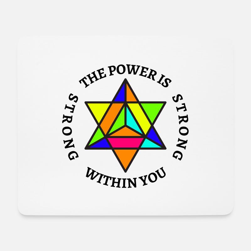 The Power is Strong Within You - Mouse Pad (horizontal) - white