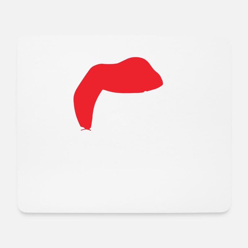 Weihnachtskatze Shirt - Mousepad (Querformat) - Weiß