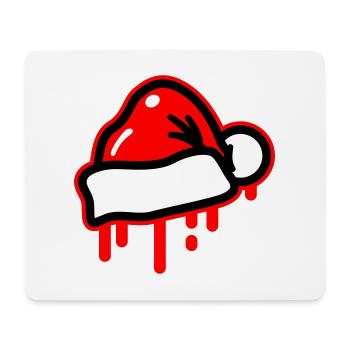 Christmas Christmas Hat Xmas Santa - Mouse Pad (horizontal) - white - Front