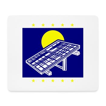 Photovoltaic System Solar Energy - Mouse Pad (horizontal) - white - Front
