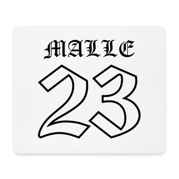 Malle 2023 - Mousepad (Querformat) - Weiß - Vorne