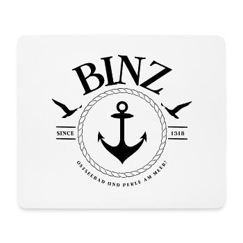 Binz, Baltic seaside resort pearl on the Baltic Sea - Mouse Pad (horizontal) - white - Front