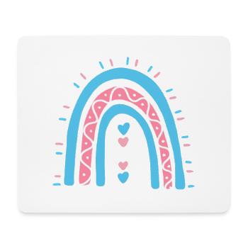 Transgender Boho Rainbow Trans Pride - Mouse Pad (horizontal) - white - Front