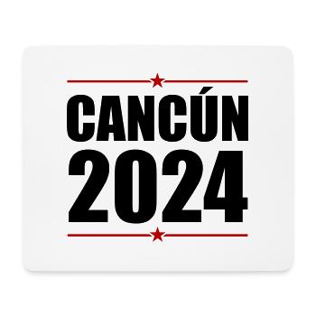 Cancun 2024 - Mousepad (Querformat) - Weiß - Vorne