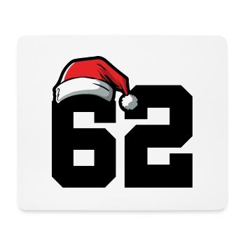 62 Number Christmas - Mouse Pad (horizontal) - white - Front