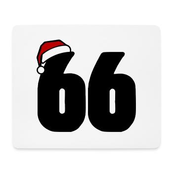 66 Number Christmas - Mouse Pad (horizontal) - white - Front