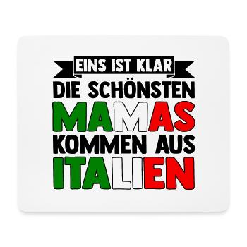 Italia Italiener Papa Vater Italienisch Italien - Mousepad (Querformat) - Weiß - Vorne