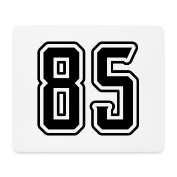 Symbole numérique 85 - Tapis de souris (format paysage) - blanc - Devant