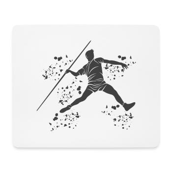 Javelin Throw Colorsplash Javelin Throw - Mouse Pad (horizontal) - white - Front