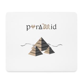 pyramid Mysterium pyramide Egypte sable - Tapis de souris (format paysage) - blanc - Devant