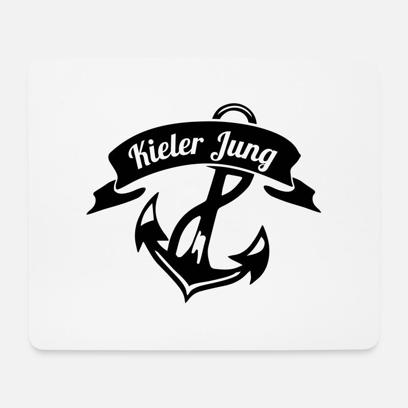 KielerJung - Mousepad (Querformat) - Weiß