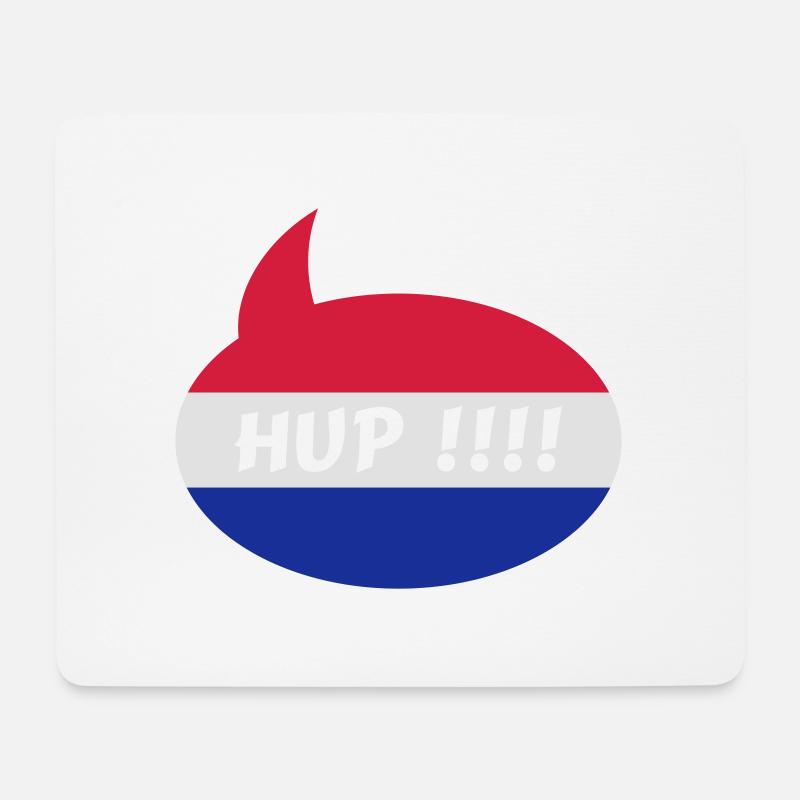 Fußball Hup Holland - Mousepad (Querformat) - Weiß