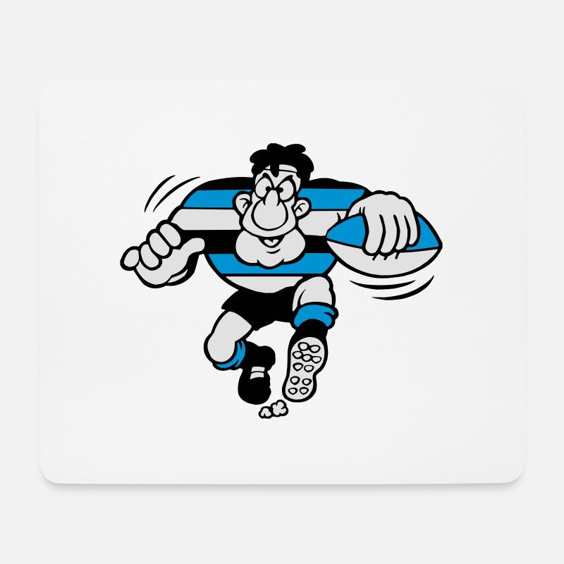 00rugby - Mouse Pad (horizontal) - white