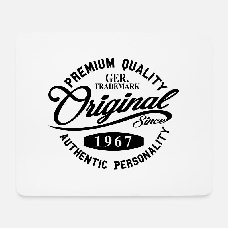 Original Since 1967 - Mousepad (Querformat) - Weiß
