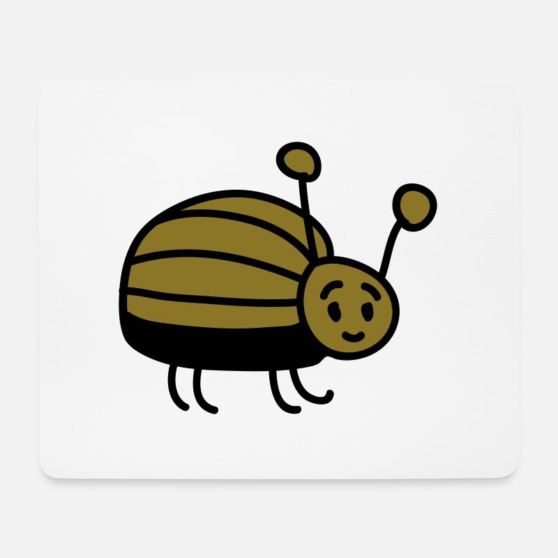 kleiner Käfer - Mousepad (Querformat) - Weiß