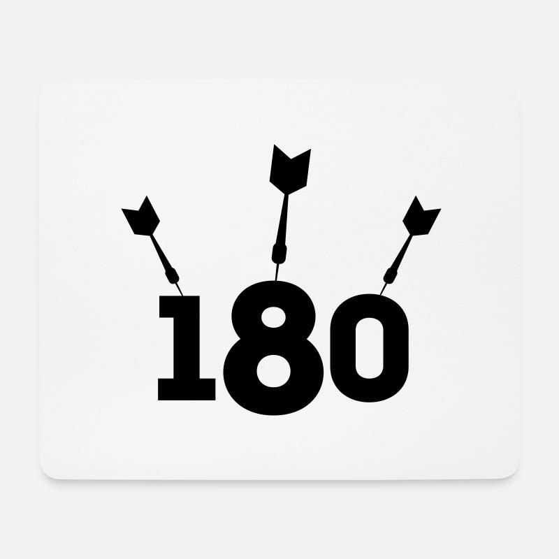 DART - Darts - 180 - Mouse Pad (horizontal) - white