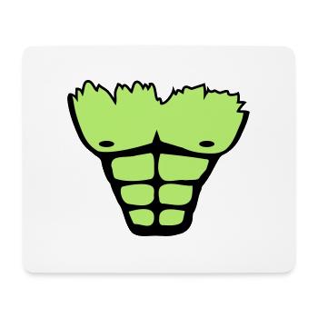 muscle_chest_wu2 - Tapis de souris (format paysage) - blanc - Devant