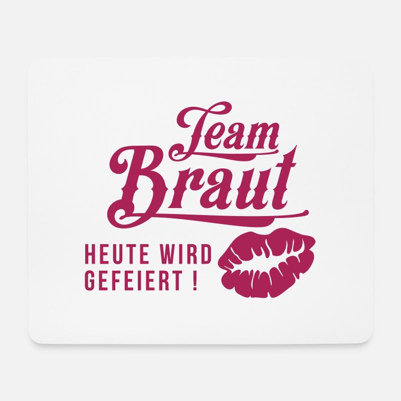 Tream Braut - Junggesellinnenabschied - Mousepad (Querformat) - Weiß
