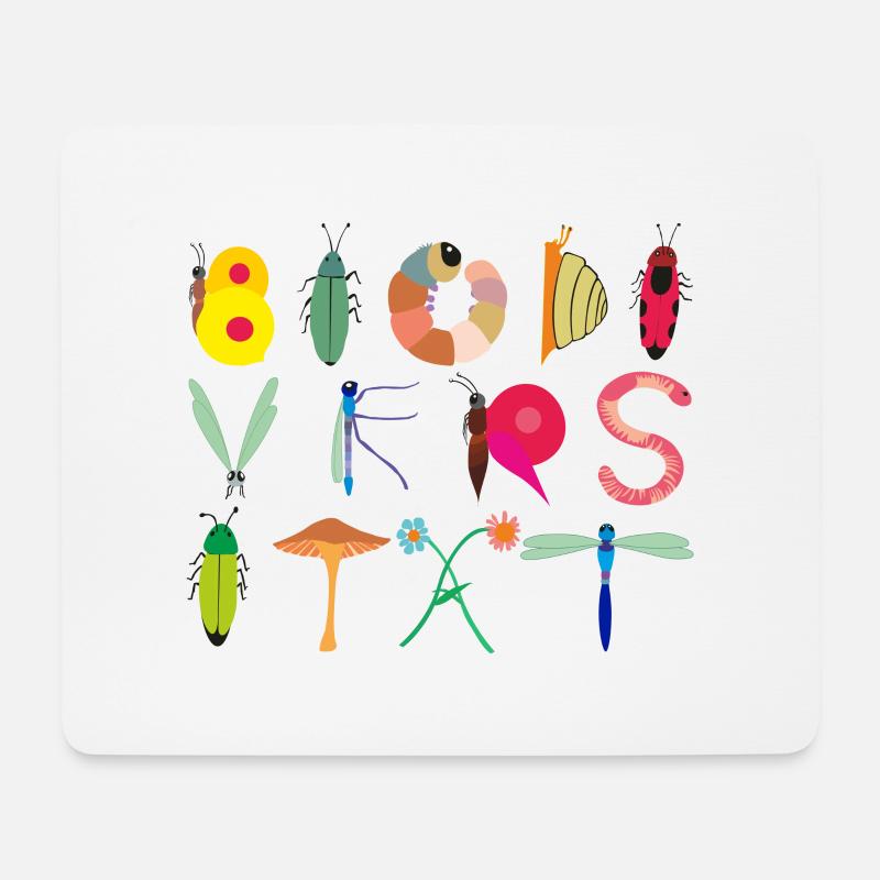 Biodiversity = Biodiversity - Mouse Pad (horizontal) - white