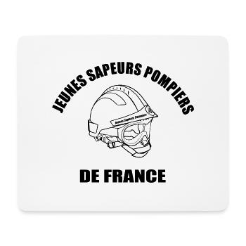 Jeunes Sapeurs Pompiers de France - Tapis de souris (format paysage) - blanc - Devant