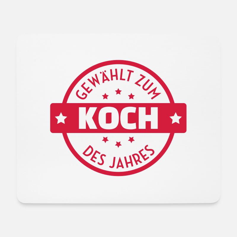 Koch / Kochen / Cooking / Chef - Mousepad (Querformat) - Weiß