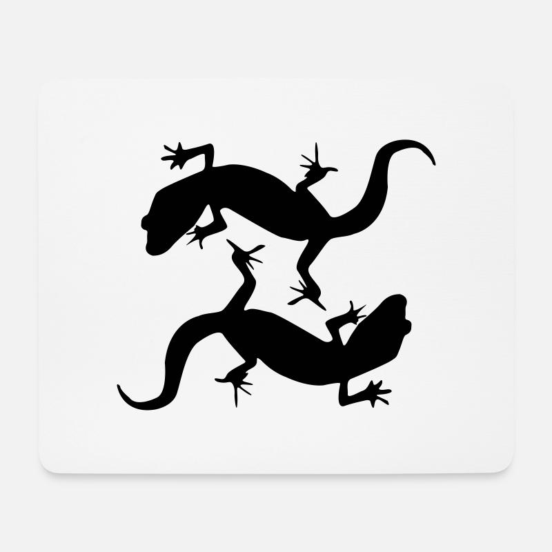 geckos design - Mousepad (Querformat) - Weiß