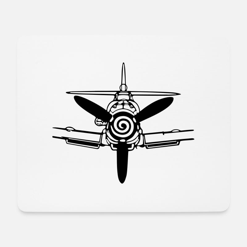 ME 109 - Mousepad (Querformat) - Weiß
