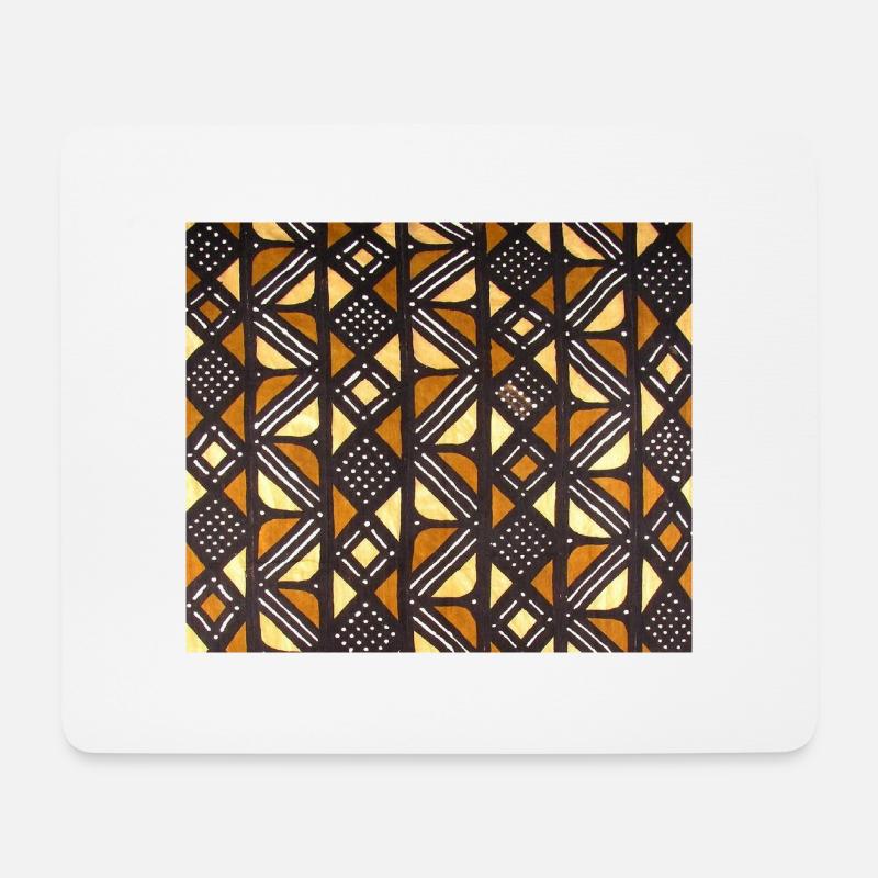 Bogolan Africa - Mouse Pad (horizontal) - white
