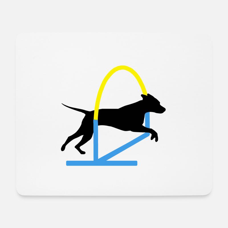 Hoopers Hundesport - Mousepad (Querformat) - Weiß
