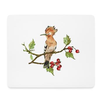 Colorful bird - Mouse Pad (horizontal) - white - Front