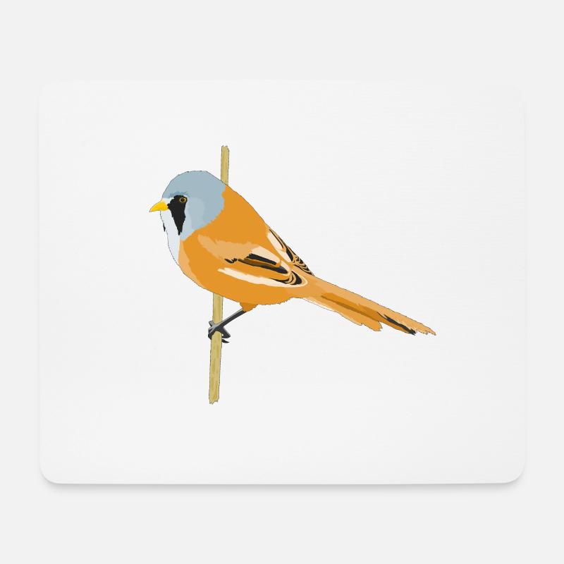 Schnurrbart panieren - Mousepad (Querformat) - Weiß