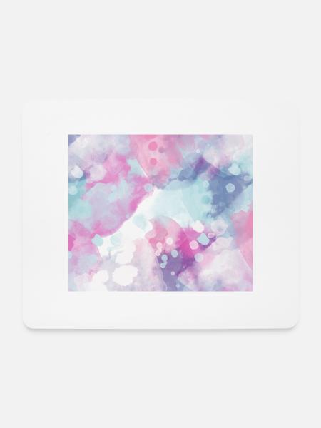 Aquarell Druck - Mousepad (Querformat) - Weiß