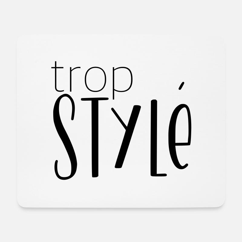 trop STYLÉ - Mouse Pad (horizontal) - white