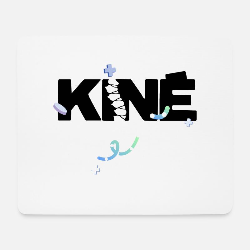 Physiotherapeut Geschenk für Physiotherapeut Massagegerät - Mousepad (Querformat) - Weiß