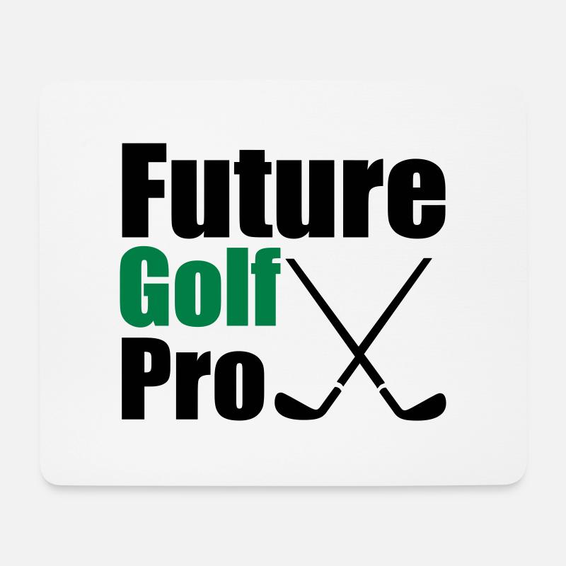 Golf - Mousepad (Querformat) - Weiß