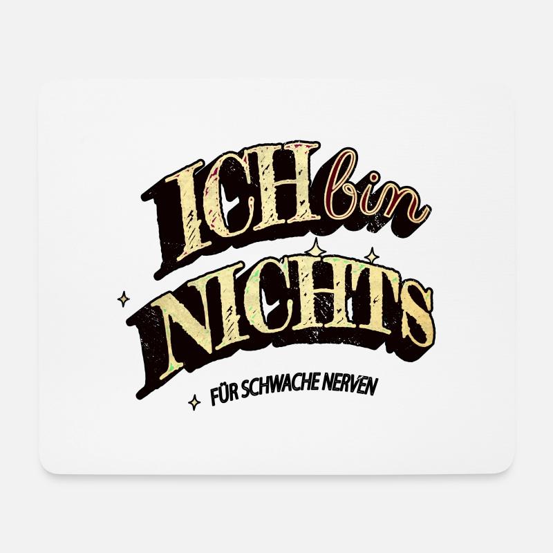 witzig geburtstag lustiger spruch cool - Mousepad (Querformat) - Weiß