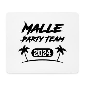 malle party team 2024 - Mousepad (Querformat) - Weiß - Vorne