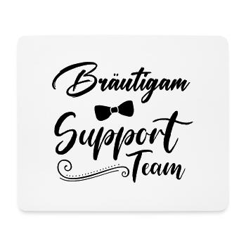 bräutigam support team - Mousepad (Querformat) - Weiß - Vorne