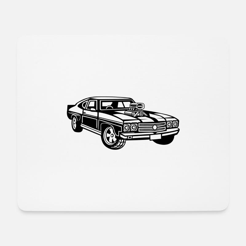 Car I'm Not Old I'm Classic Funny Car Graphic - Mousepad (Querformat) - Weiß