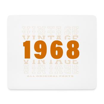 1968: Vintage - 56th Birthday - Mouse Pad (horizontal) - white - Front